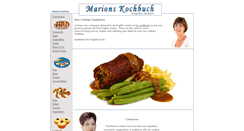 Desktop Screenshot of marions-kochbuch.com